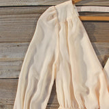 Moonstone Dress in Cream: Alternate View #2