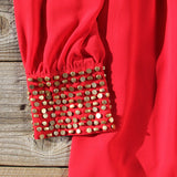 Moonstone Dress in Red: Alternate View #3