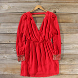 Moonstone Dress in Red: Alternate View #1