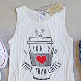 More Than Coffee Tank: Alternate View #2