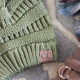 Mount Stewart Beanie in Sage: Alternate View #2