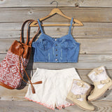 Mountain Laurel Lace Shorts: Alternate View #4