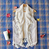 Mountain Laurel Fringe Vest: Alternate View #1