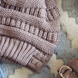 Mount Stewart Beanie in Taupe: Alternate View #2