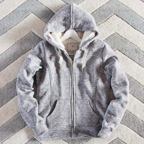 Mt. Stewart Hoodie in Gray: Featured Product Image