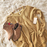 Rusted Rose Thermal in Mustard: Alternate View #1