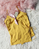 Mustard Wrap Cami: Alternate View #4