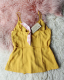 Mustard Wrap Cami: Alternate View #3