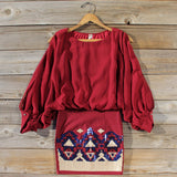 Mystic Winter Dress in Holly: Alternate View #1