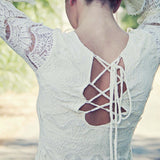 Lace & Tie Dress: Alternate View #3