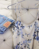 Nico Floral Tank: Alternate View #2