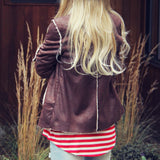 Night Flurries Sherpa Coat in Timber: Alternate View #4