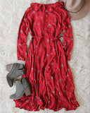 Noir Rose Wrap Dress: Alternate View #4