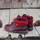 The Nor'wester Boots in Burgundy: Alternate View #3