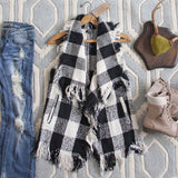 North & West Plaid Vest: Alternate View #1