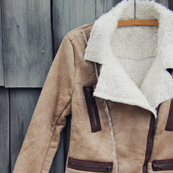 North Cascades Shearling Coat: Featured Product Image
