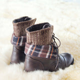 North Lodge Sweater Boots in Brown: Alternate View #3