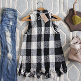 North & West Plaid Vest: Alternate View #3