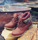 The Nor'wester Boots in Brown: Alternate View #1