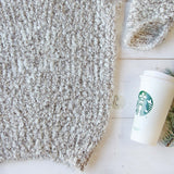 The Nubby Knit Sweater Dress in Taupe: Alternate View #3