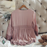 Oak & Fringe Duster: Alternate View #3