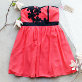 Onyx Flower Dress: Alternate View #1