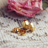 Orchid Shard Earrings: Alternate View #2