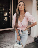 Orchid Eyelet Top: Alternate View #1