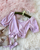 Orchid Eyelet Top: Alternate View #2