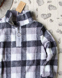Overland Plaid Pullover in Gray: Alternate View #3