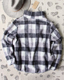 Overland Plaid Pullover in Gray: Alternate View #4