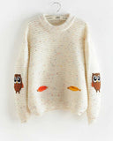 Cozy Owl Sweater: Alternate View #1