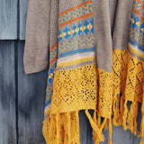 Painted Sky Fringe Sweater: Alternate View #3
