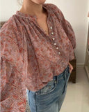 Paisley 70's Top: Alternate View #1