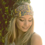 Paisley Sky Headwrap: Alternate View #1