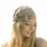 Paisley Sky Headwrap: Alternate View #2