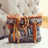 Palm Gypsy Vintage Tote: Alternate View #3