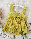 Palm & Lace Top: Alternate View #1