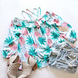 Palm & Pineapple Top: Alternate View #1