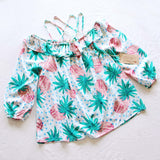 Palm & Pineapple Top: Alternate View #2