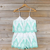 Palm Springs Romper in Mint: Alternate View #4