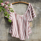 Palm & Sun Top in Rose: Alternate View #1