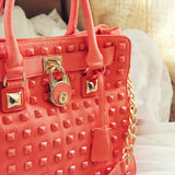 Peaches & Studs Tote: Alternate View #2