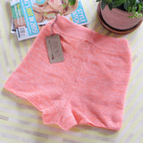 Peachy Knit Lounge Shorts: Alternate View #3