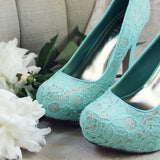 Peony & Mint Heels: Alternate View #2