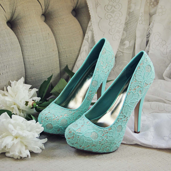 Peony & Mint Heels: Featured Product Image