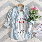 Perfect Match Tee: Alternate View #2