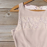 Persian Lace Dress in Sand: Alternate View #2