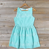 Persian Lace Dress in Turquoise: Alternate View #1