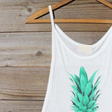Pineapple Flower Tank: Alternate View #3